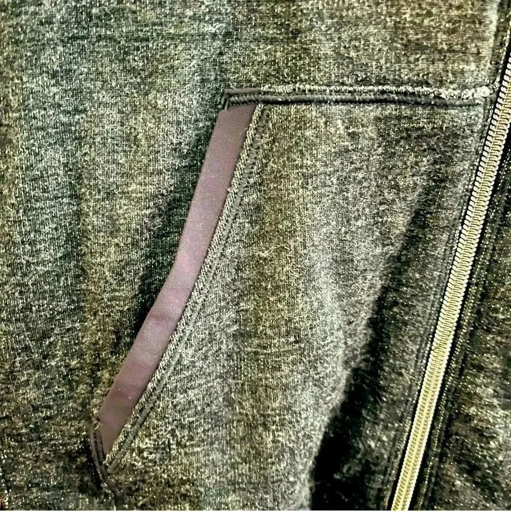 Lululemon Athletica Gray Full Zip Hoodie Jacket